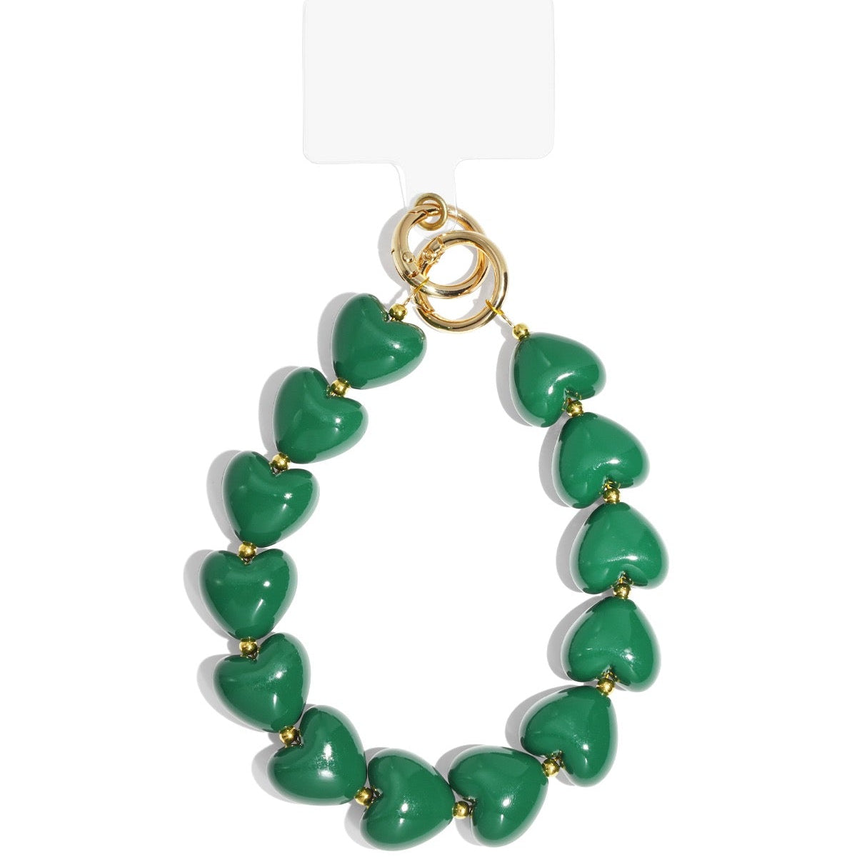 Telefoonkoord - Donker groen