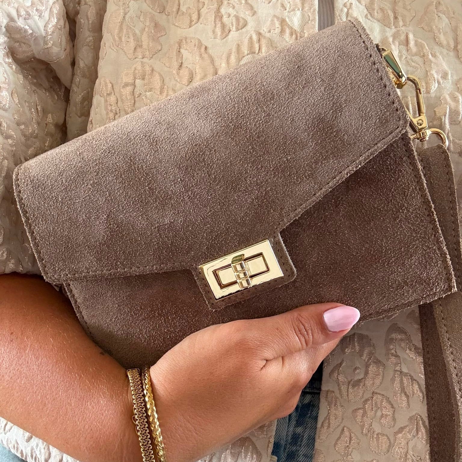 The Bag Collection - Taupe Envelope Bag - Tas