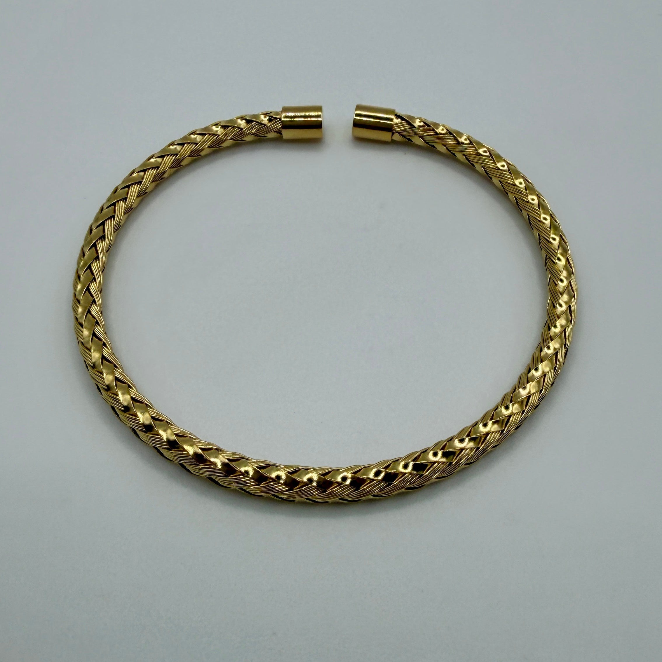 The Basics - Soft Braid Bracelet - Goud