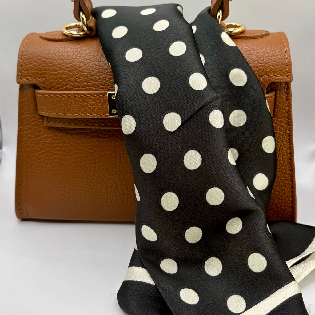 The Scarf Collection - Black Polkadot Dot Dot - Sjaal