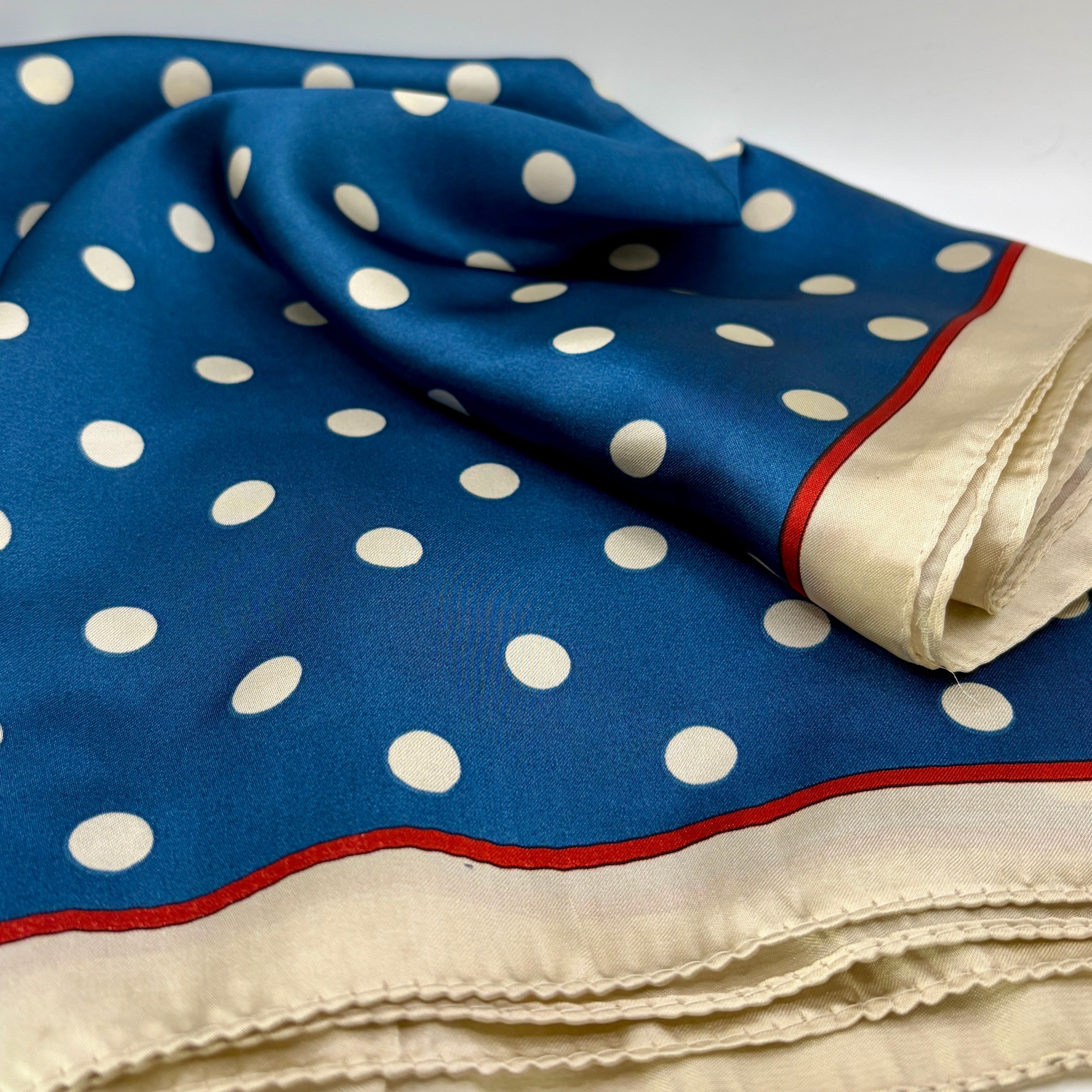 The Scarf Collection - Blue Polkadot Dot Dot - Sjaal