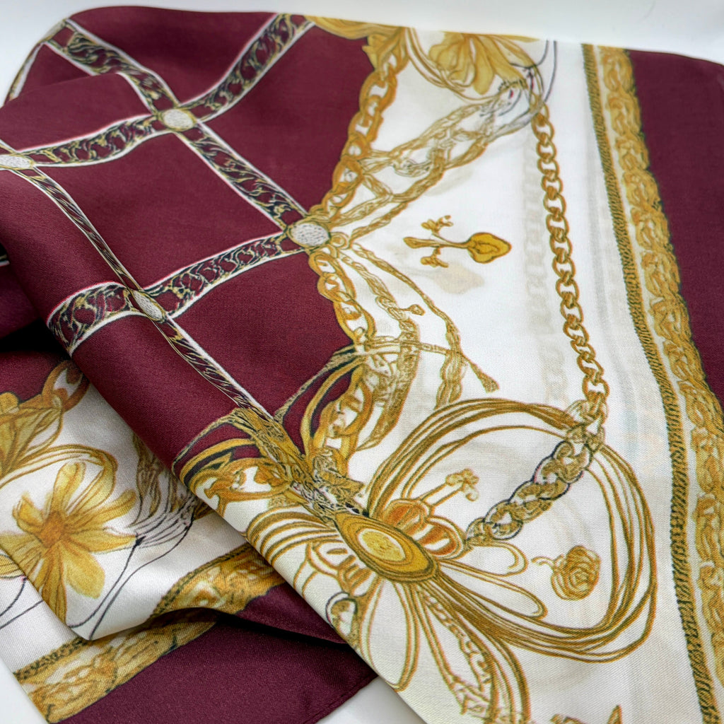 The Scarf Collection Burgundy Chique - Sjaal