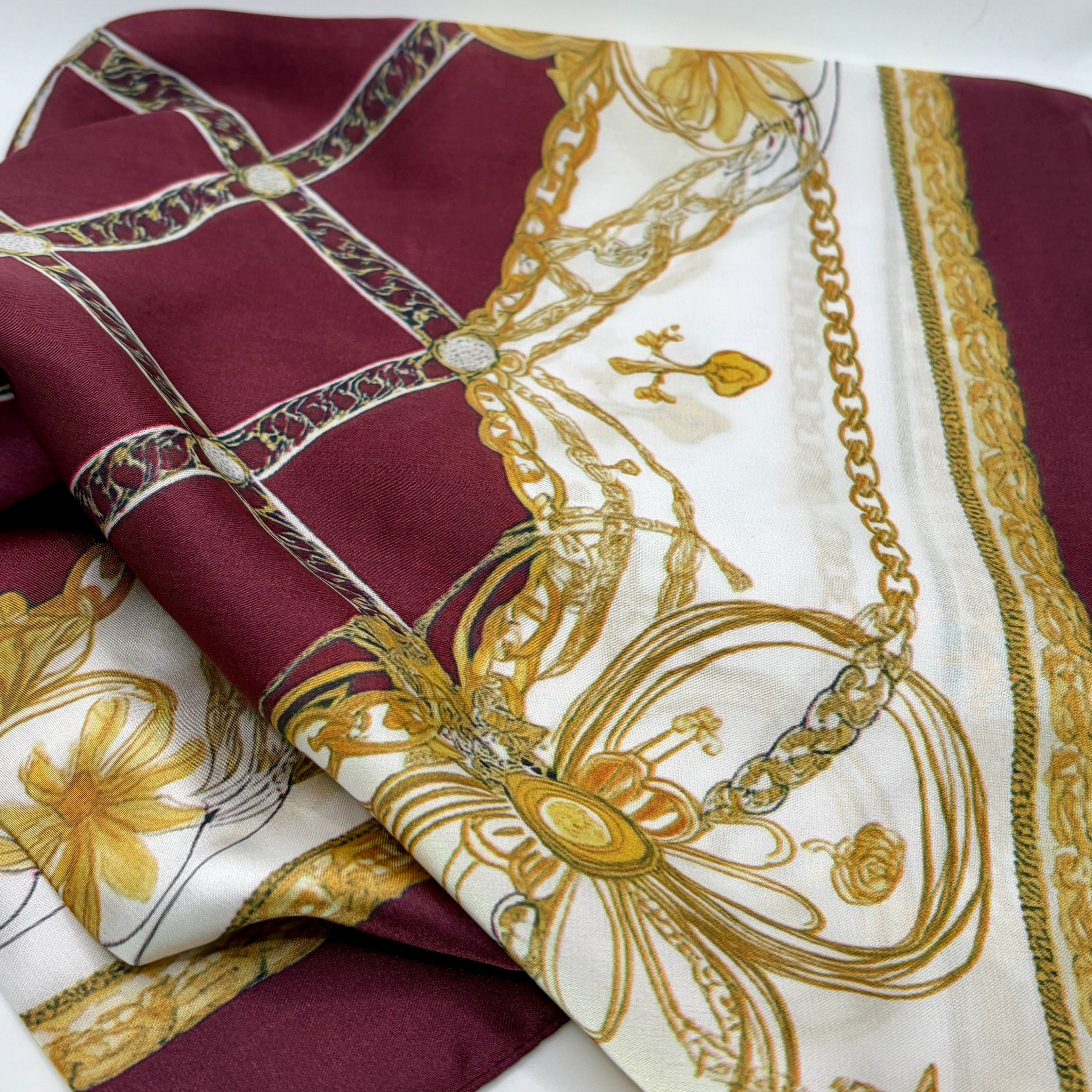 The Scarf Collection Burgundy Chique - Sjaal