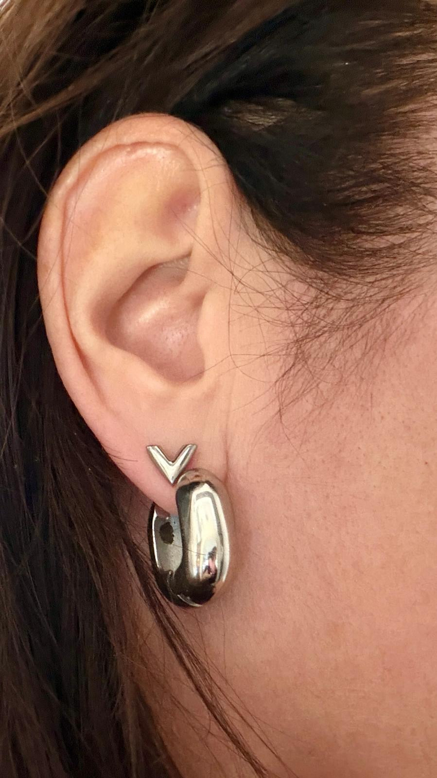 The Basics - Little V - Oorbel set - Zilver