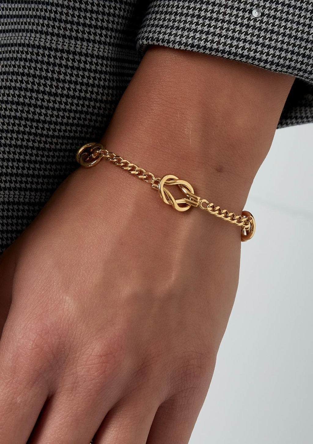 Paris Love knot bracelet - goud