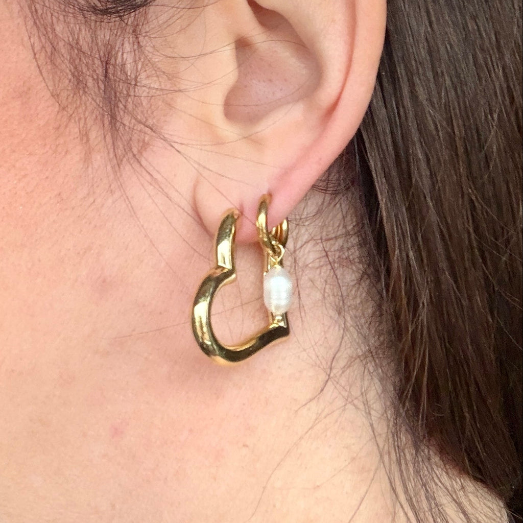 The Heart Collection - Pearls Are A Girls Best Friend Oorbellen - Goud