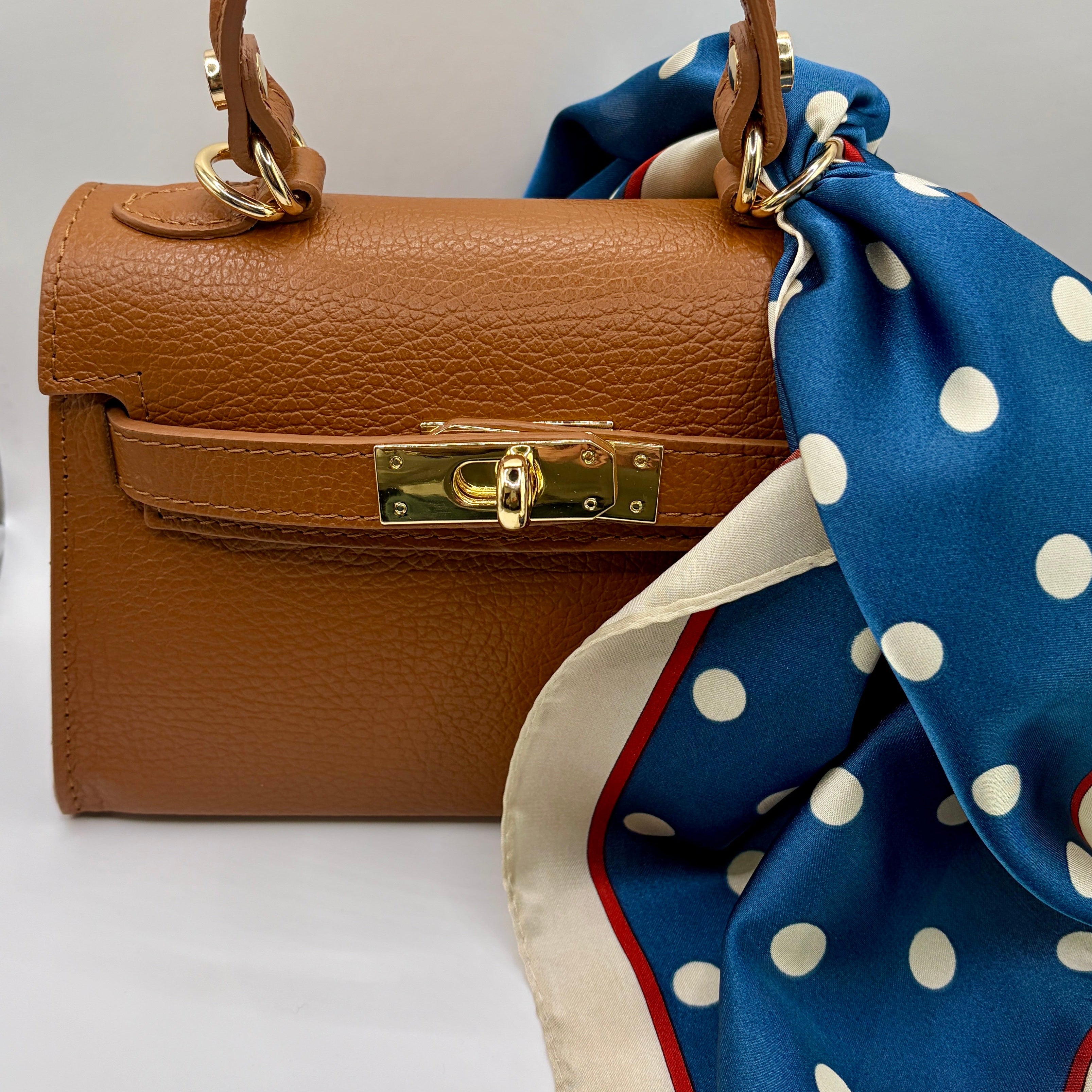 The Scarf Collection - Blue Polkadot Dot Dot - Sjaal