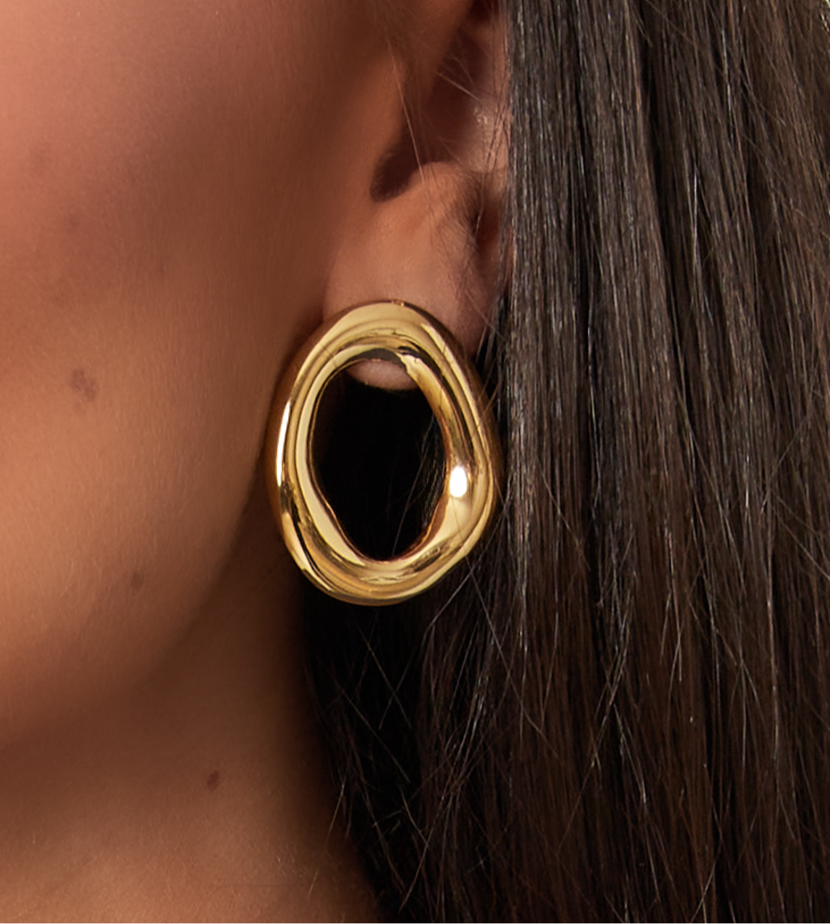 Under the Paris sky oorbellen - goud