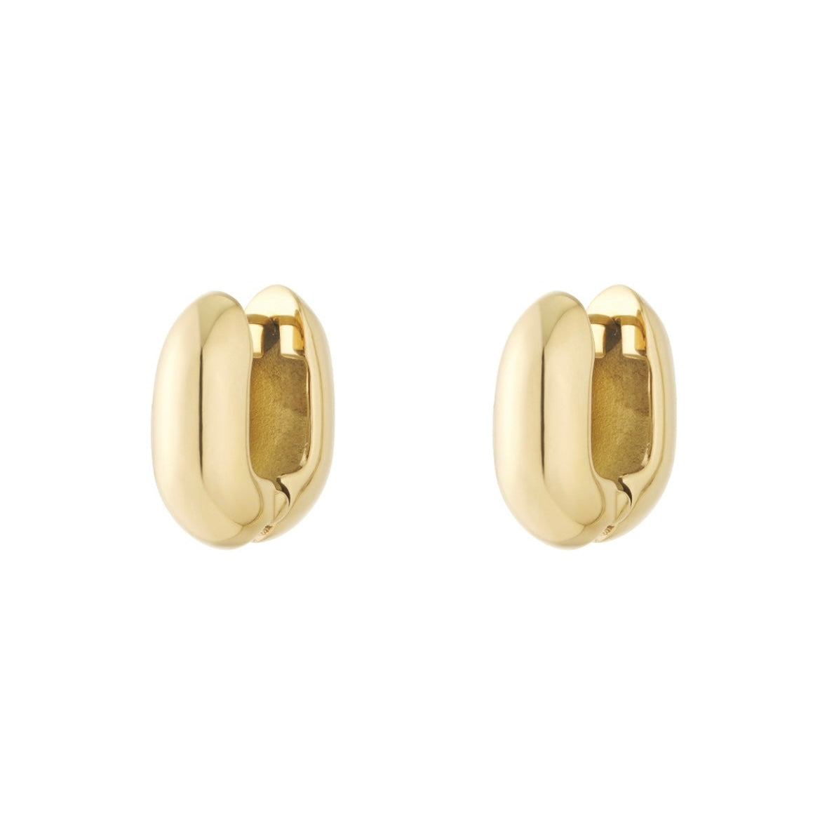 The Basics - The Square Hoops oorbellen - goud
