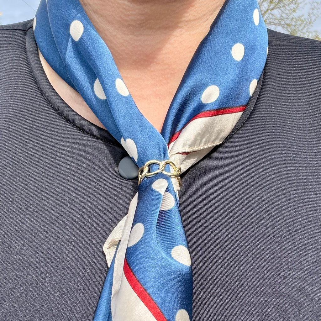 The Scarf Collection - Blue Polkadot Dot Dot - Sjaal