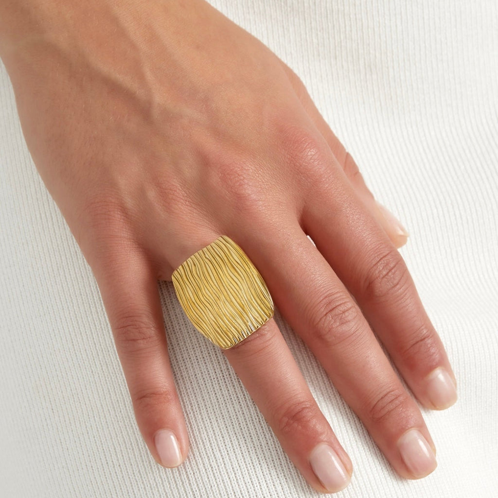 The Basics - Square ring - goud