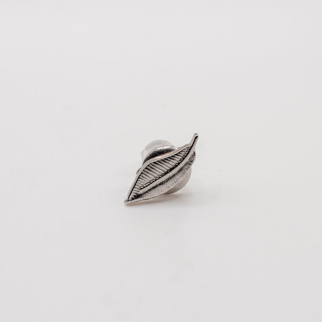 The Parisienne - La plume oorbel - Zilver