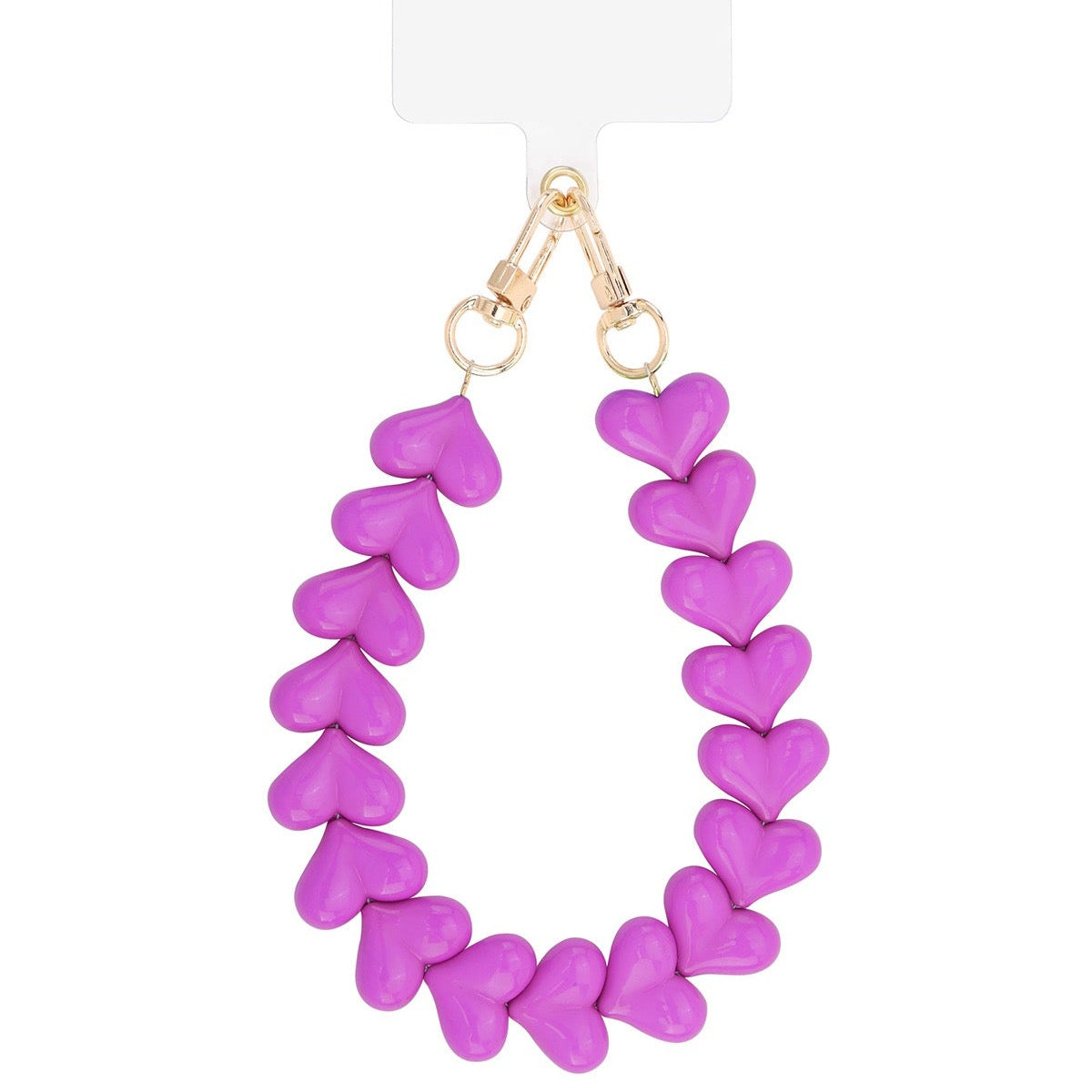 Telefoonkoord - Donker roze