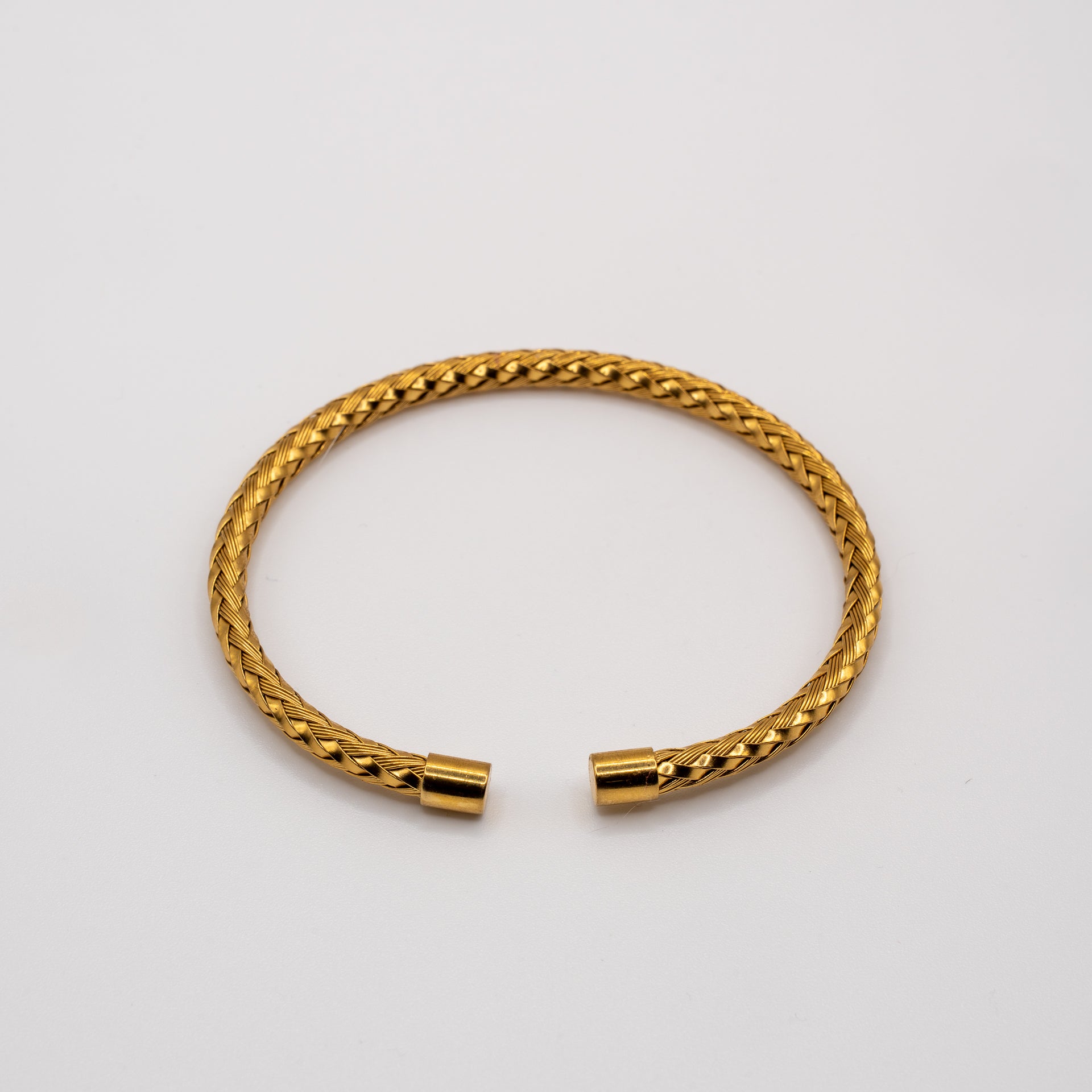 The Basics - Soft Braid Bracelet - Goud
