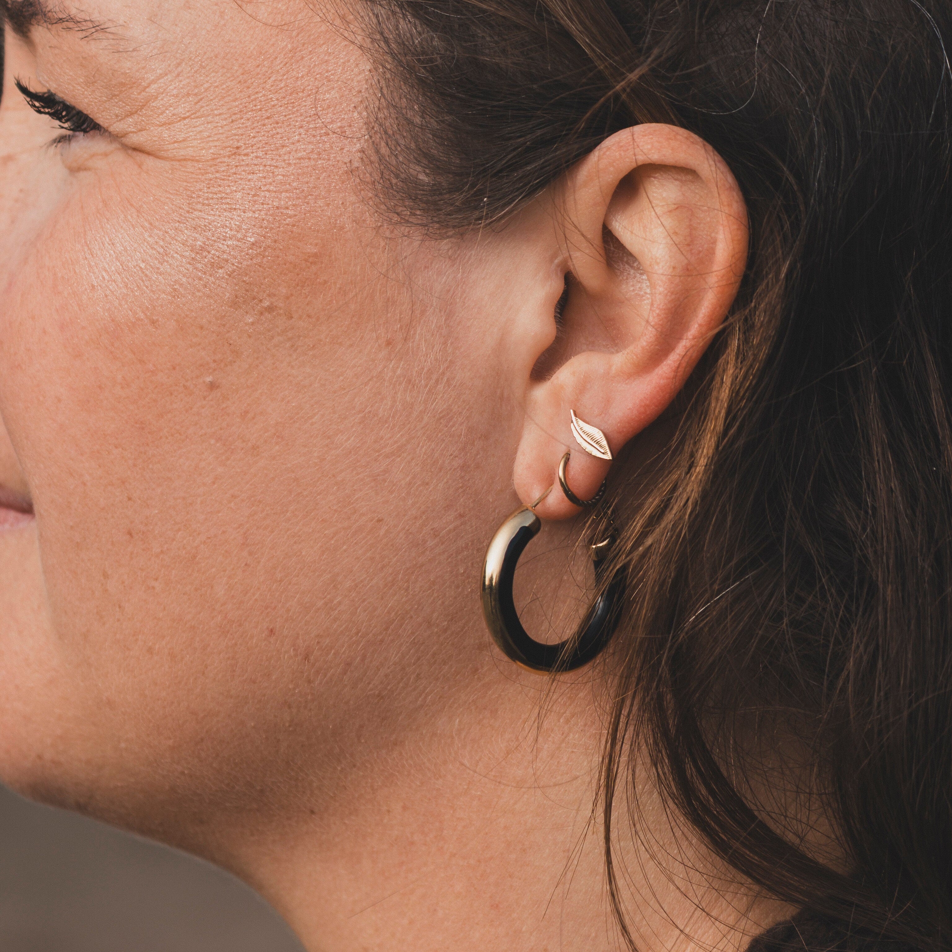 The Basics - Dual Hoop - zwart en goud