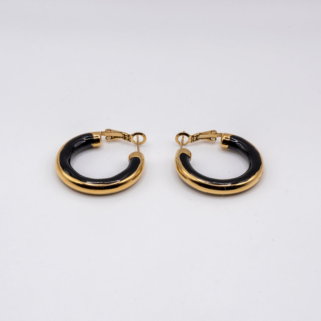 The Basics - Dual Hoop - zwart en goud