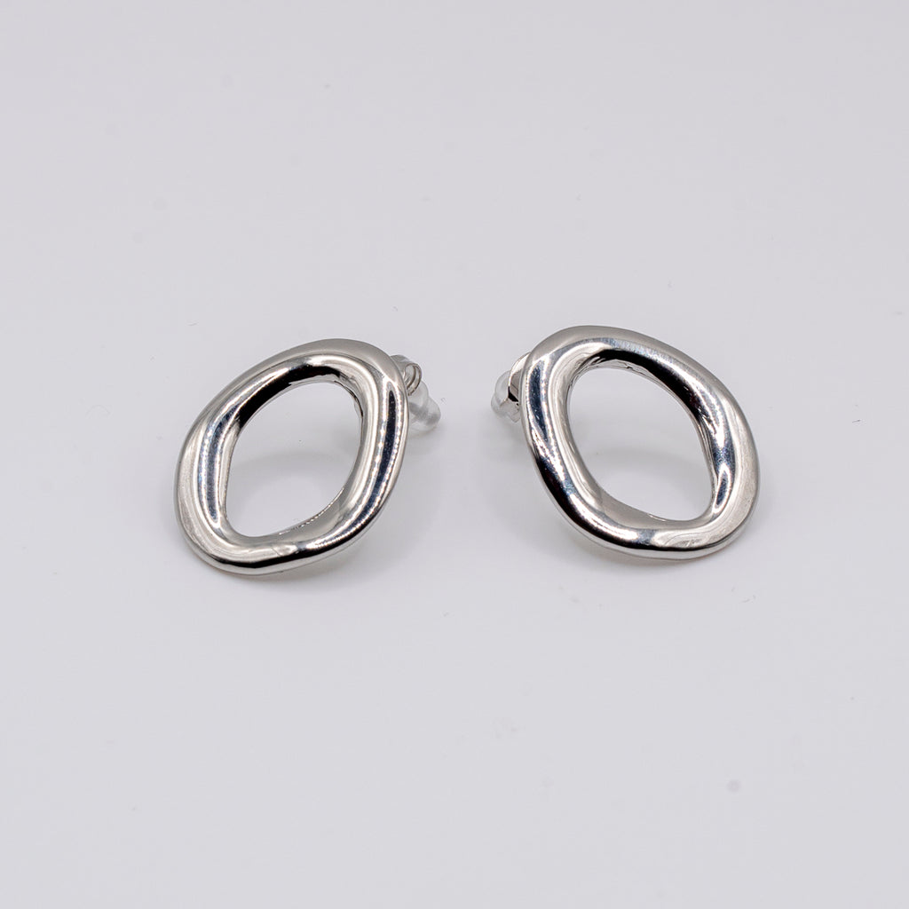 The Basics - Under the sky oorbel medium - zilver