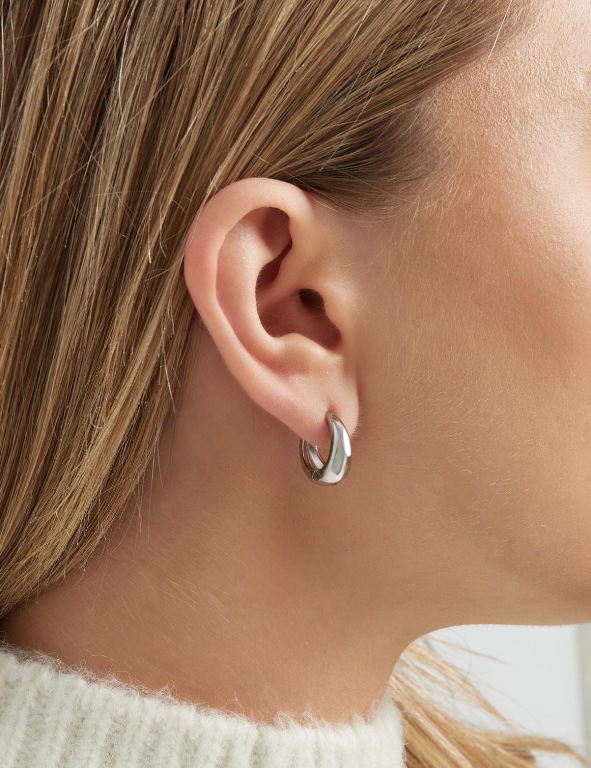 Oui Paris oorbellen - zilver