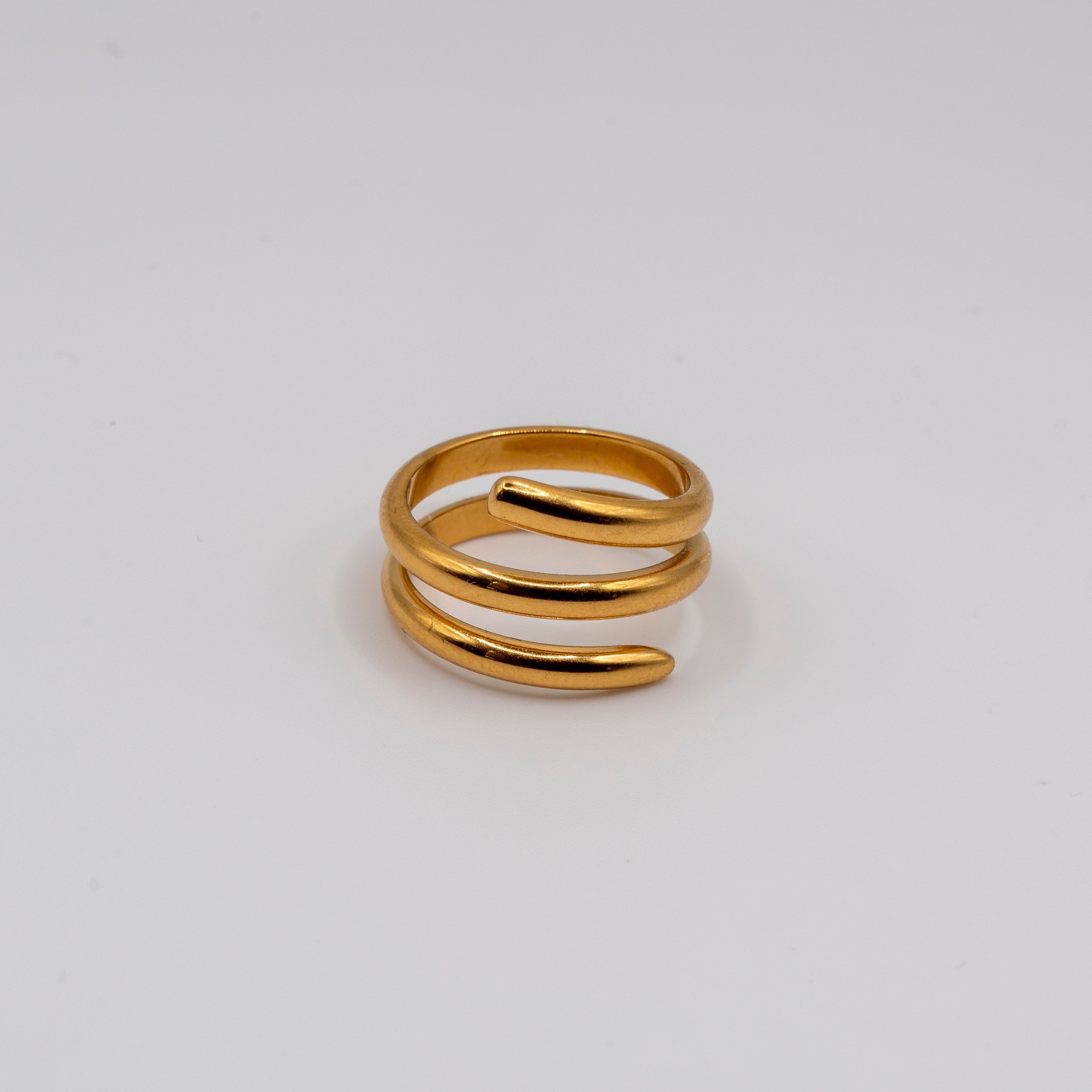 The Basics - Spiral ring - goud