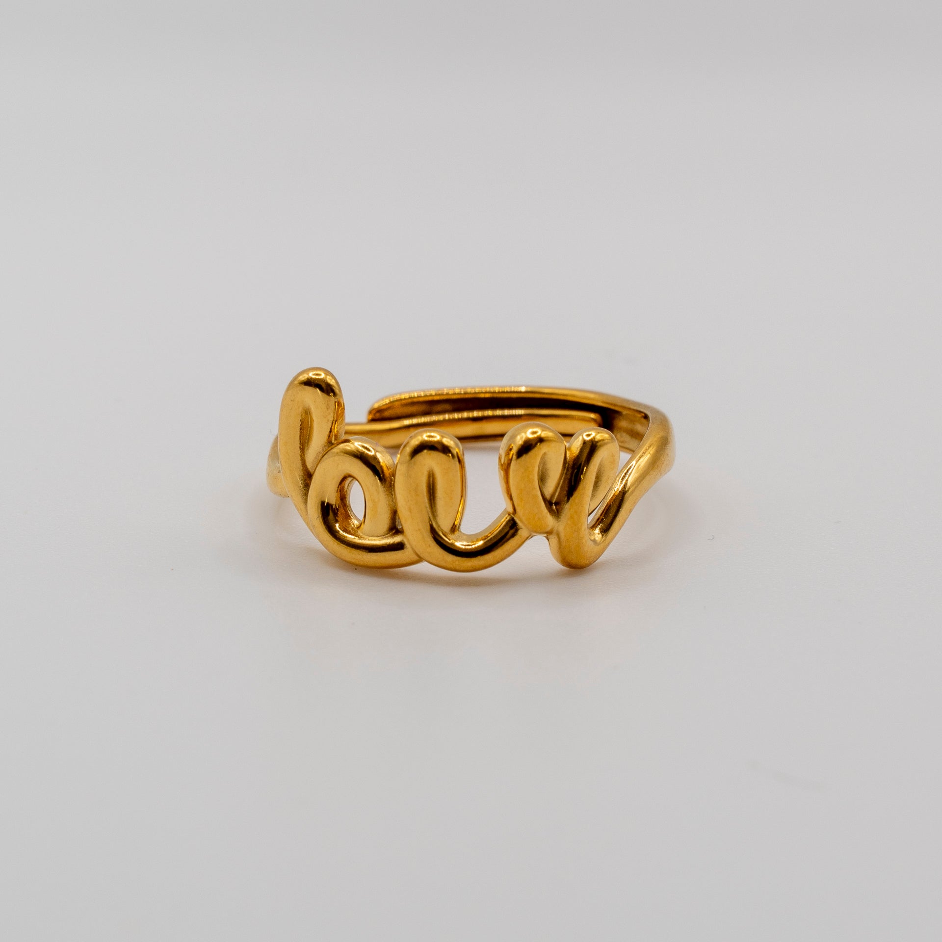 The Heart Collection - LOVE Ring - Goud